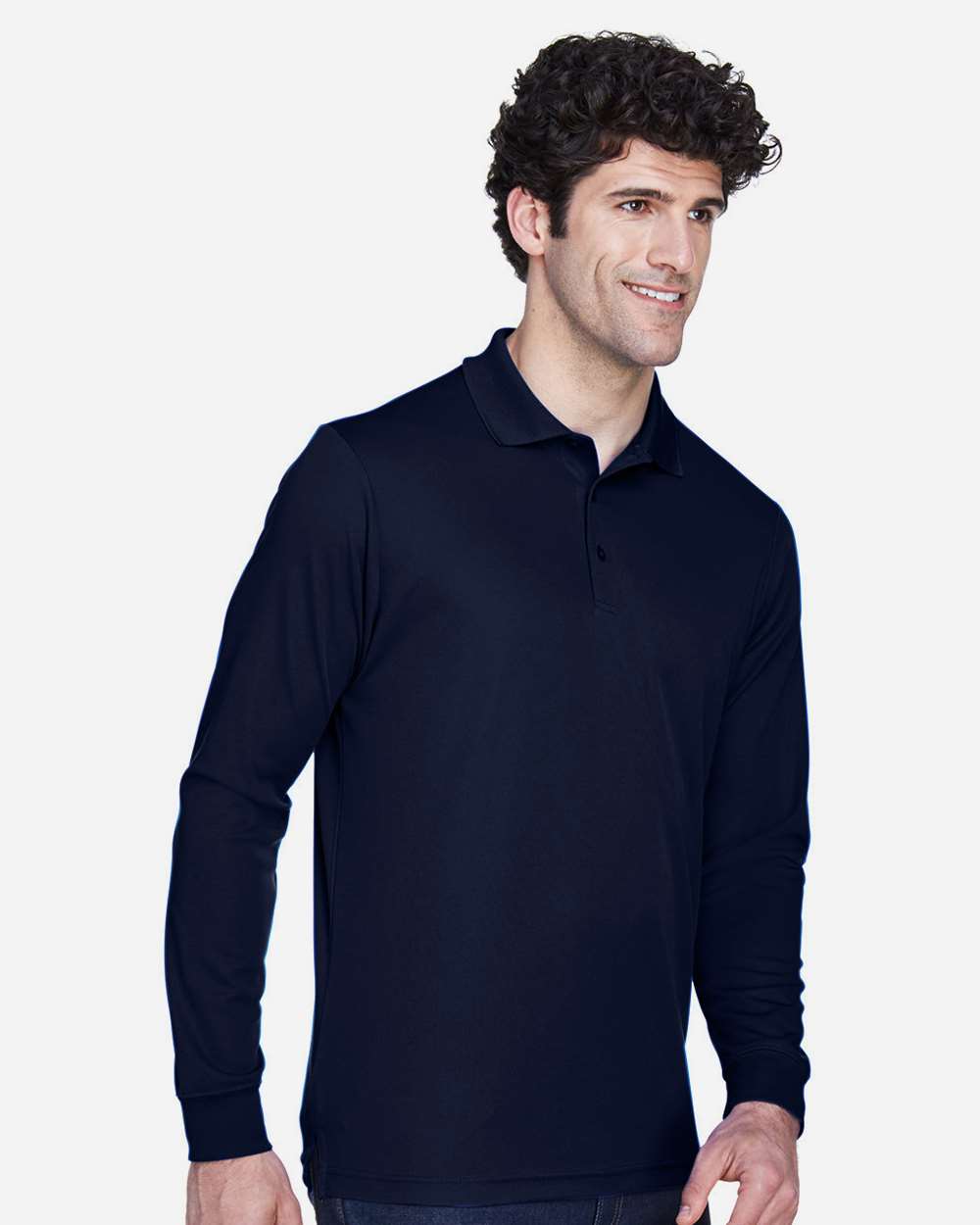 Men's Tall Pinnacle Performance Long Sleeve PiquÃ© Polo