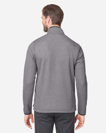 Men's Venture Heathered Stripe Quarter-Zip Pullover