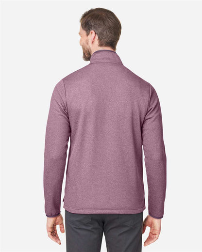 Men's Venture Heathered Stripe Quarter-Zip Pullover