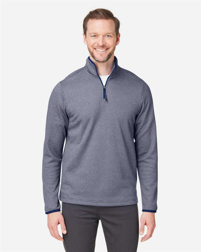 Men's Venture Heathered Stripe Quarter-Zip Pullover