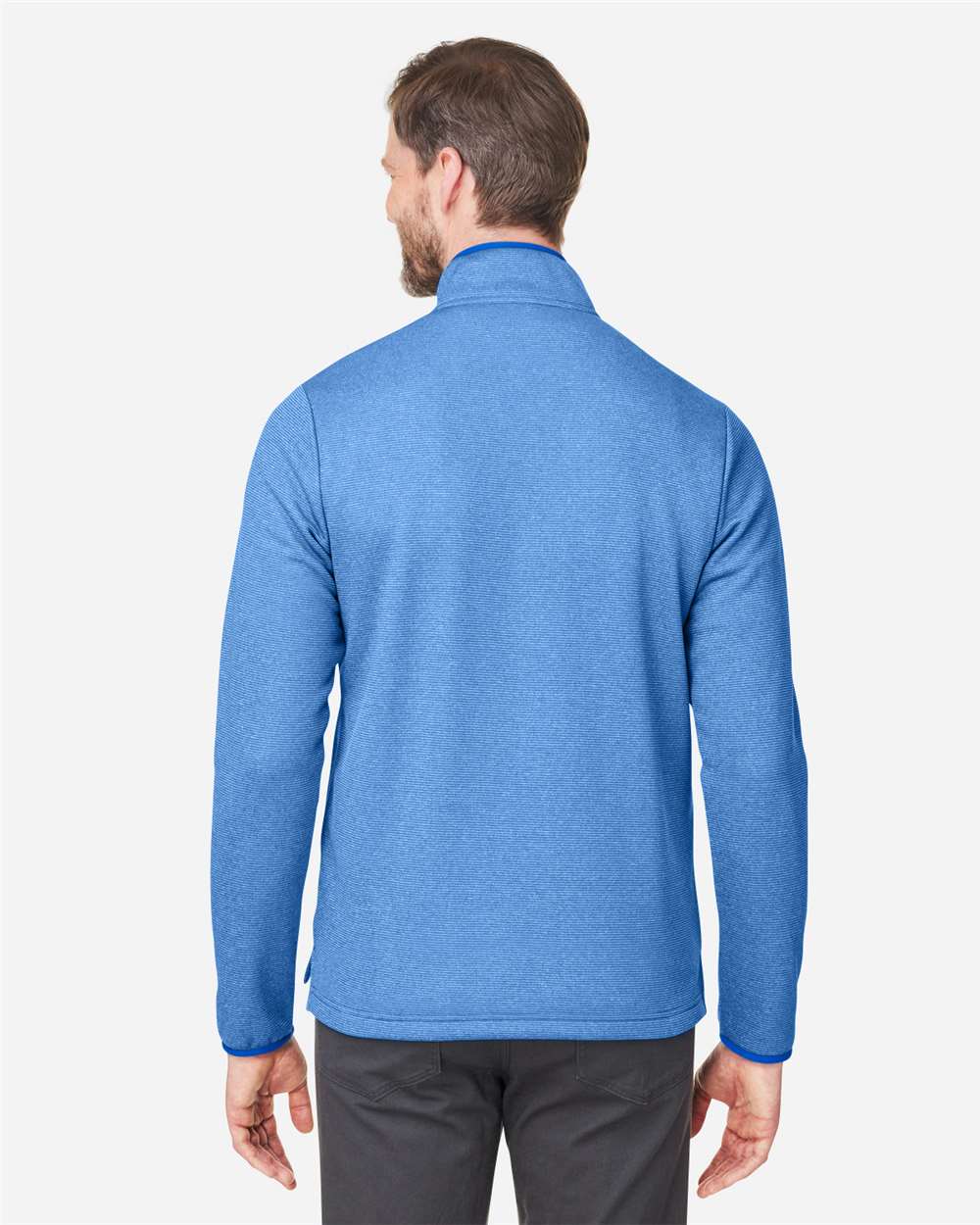 Men's Venture Heathered Stripe Quarter-Zip Pullover