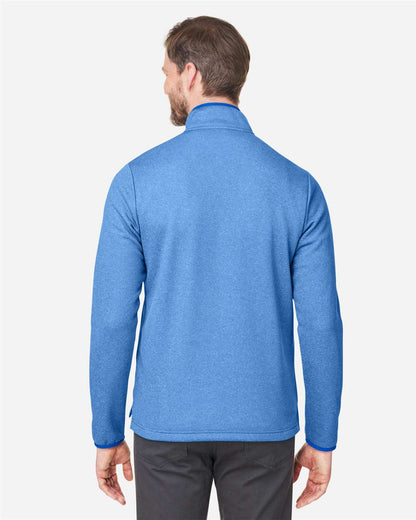 Men's Venture Heathered Stripe Quarter-Zip Pullover