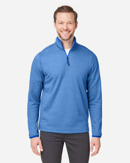 Men's Venture Heathered Stripe Quarter-Zip Pullover