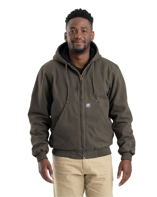 Men's Heartland Washed Cotton Duck Hooded Jacket