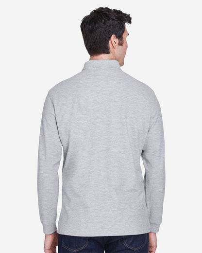 Men's Pima PiquÃ© Long Sleeve Polo