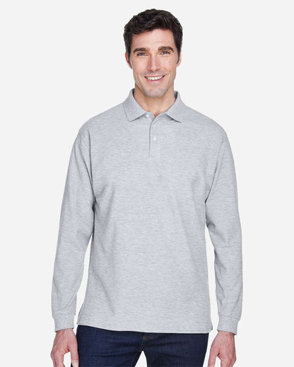 Men's Pima PiquÃ© Long Sleeve Polo