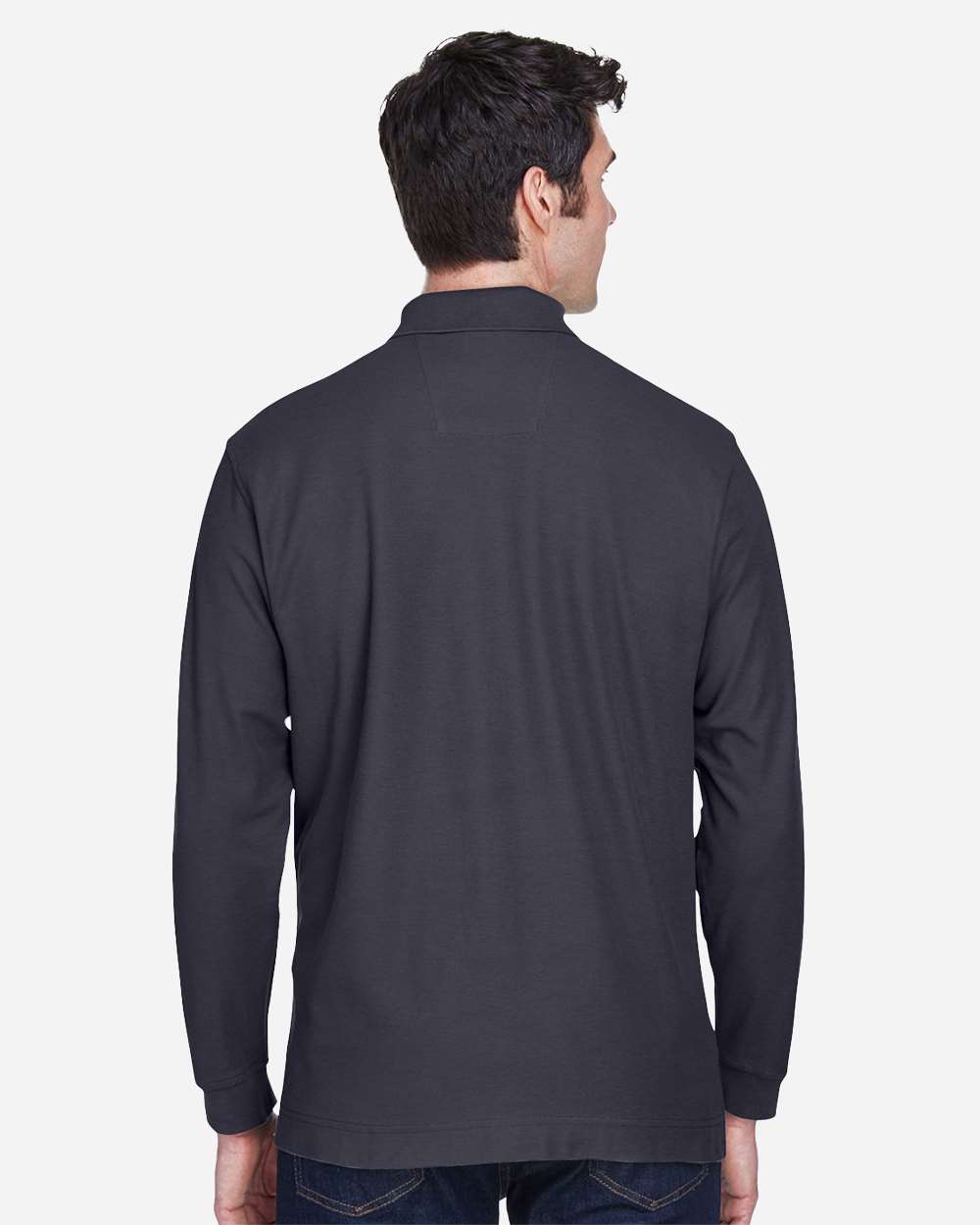 Men's Pima PiquÃ© Long Sleeve Polo