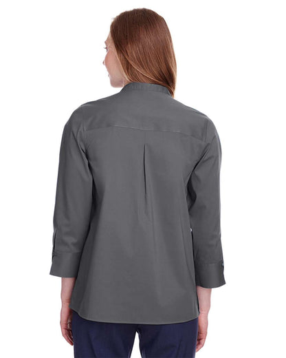 Women's Crown CollectionÂ® Stretch Broadcloth Three-Quarter Sleeve Blouse