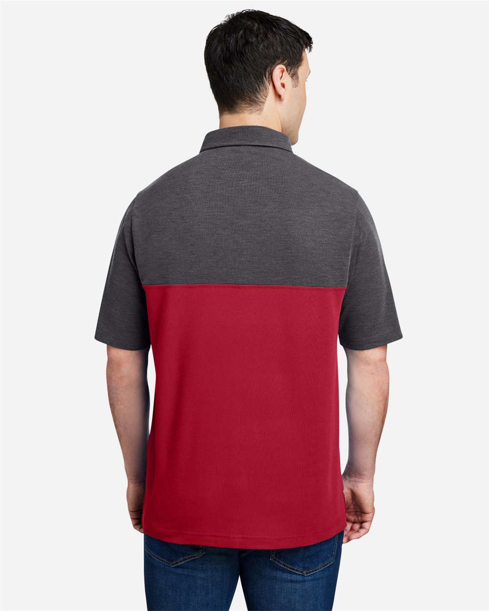 Men's Fusion ChromaSoftÂ™ Colorblock Polo
