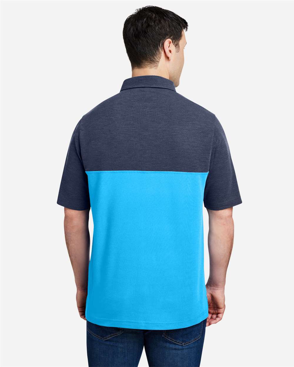 Men's Fusion ChromaSoftÂ™ Colorblock Polo
