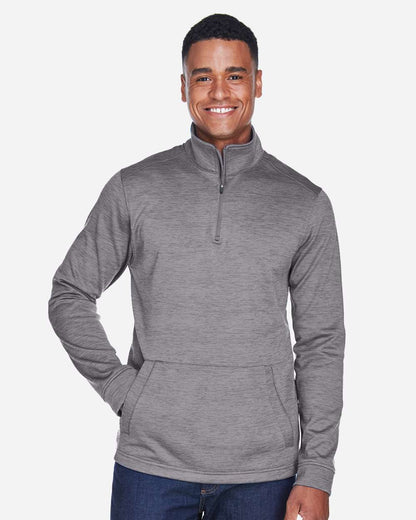 Men's Newbury MÃ©lange Fleece Quarter-Zip Pullover