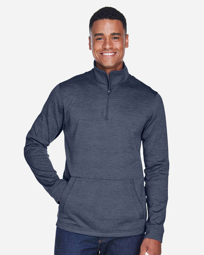 Men's Newbury MÃ©lange Fleece Quarter-Zip Pullover