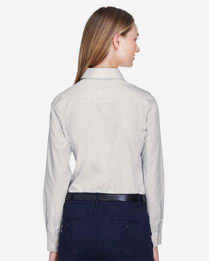 Women's Crown CollectionÂ® Broadcloth Woven Dress Shirt