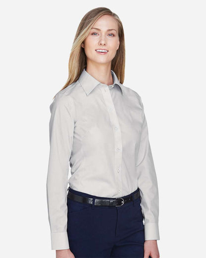 Women's Crown CollectionÂ® Broadcloth Woven Dress Shirt