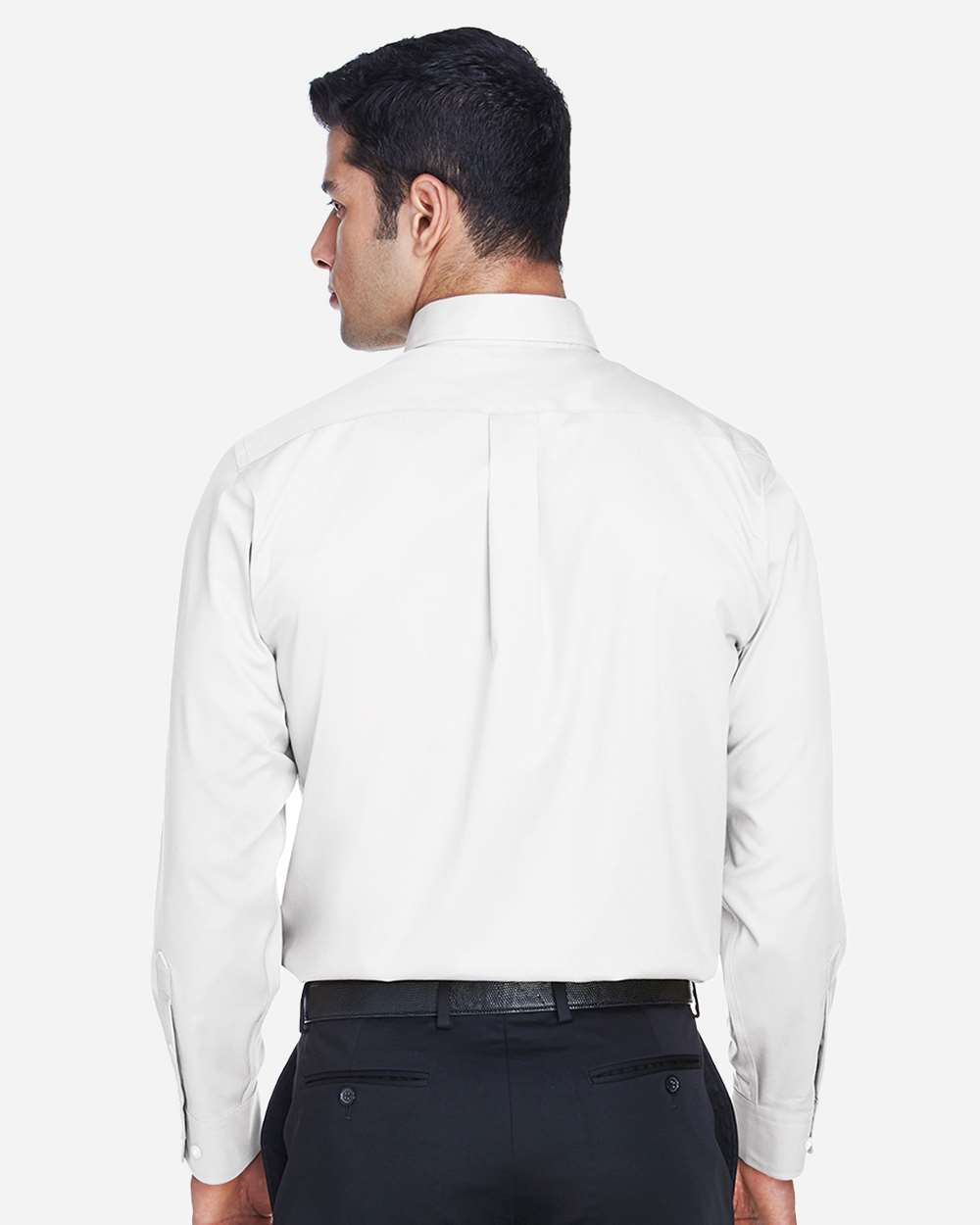 Men's Tall Crown CollectionÂ® Solid Stretch Twill Woven Dress Shirt