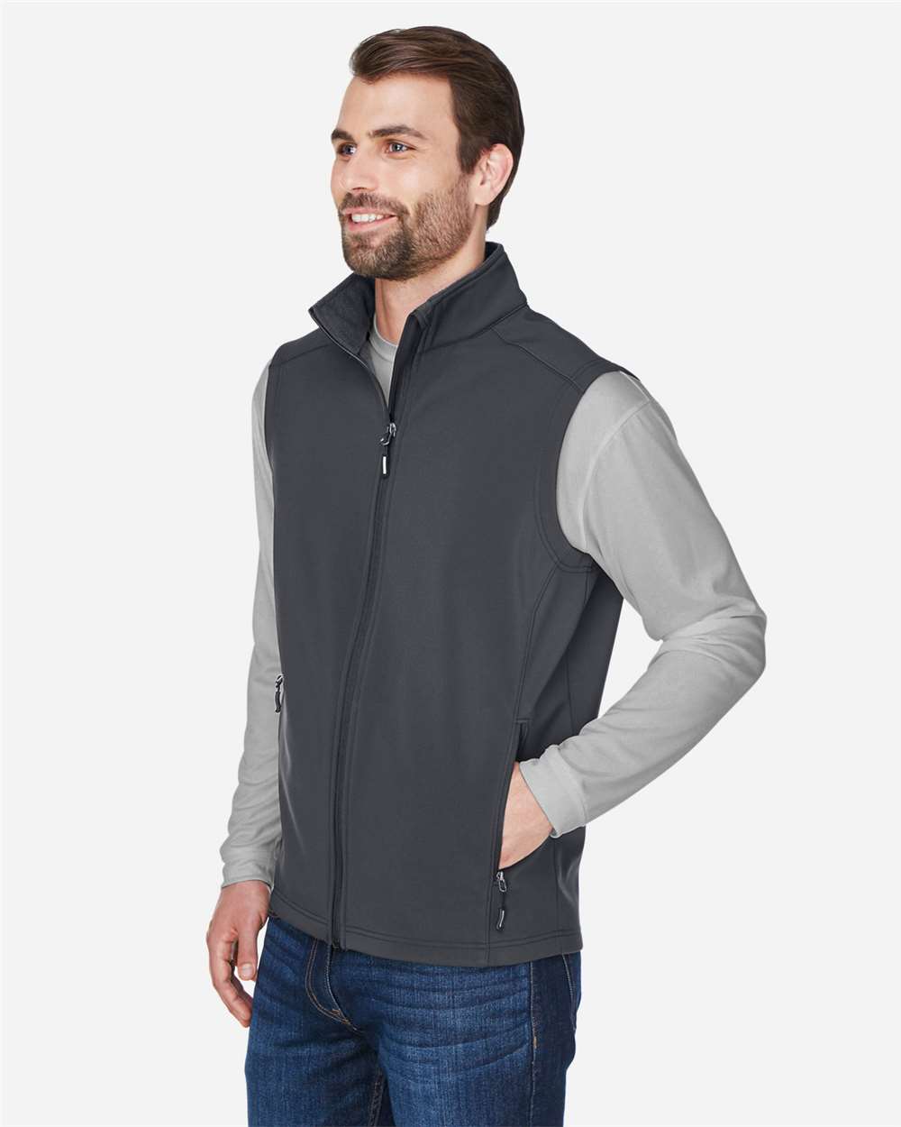 Men's Cruise Two-Layer Fleece Bonded Soft Shell Vest