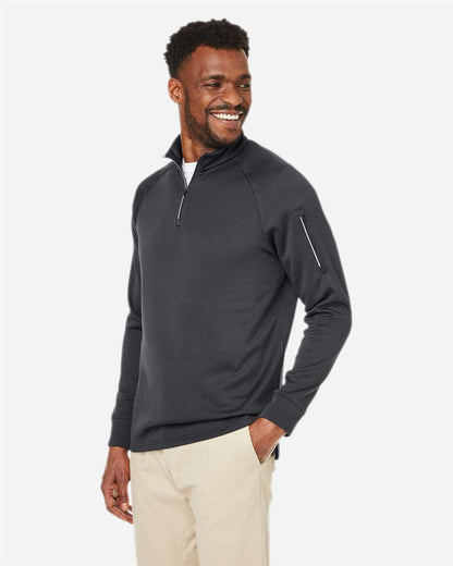Unisex Fusion ChromaSoftÂ™ Fleece Quarter-Zip Pullover