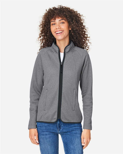 Women's Venture Heathered Stripe Full-Zip