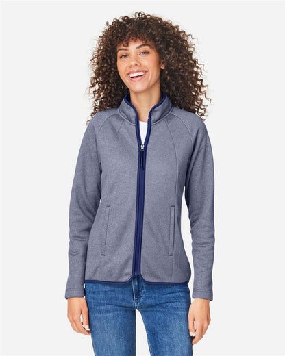 Women's Venture Heathered Stripe Full-Zip