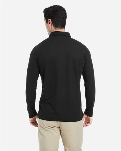 Men's Fusion ChromaSoftÂ™ Long Sleeve Pique Polo