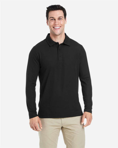 Men's Fusion ChromaSoftÂ™ Long Sleeve Pique Polo