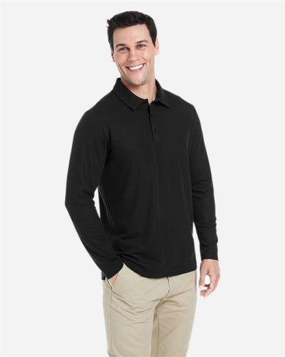 Men's Fusion ChromaSoftÂ™ Long Sleeve Pique Polo