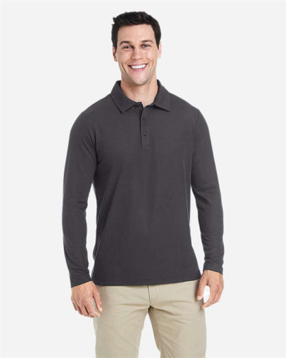 Men's Fusion ChromaSoftÂ™ Long Sleeve Pique Polo