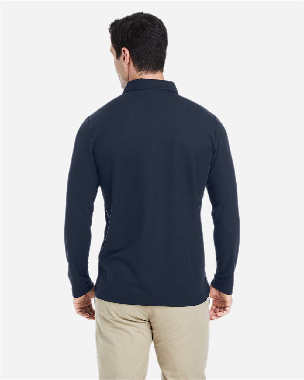 Men's Fusion ChromaSoftÂ™ Long Sleeve Pique Polo