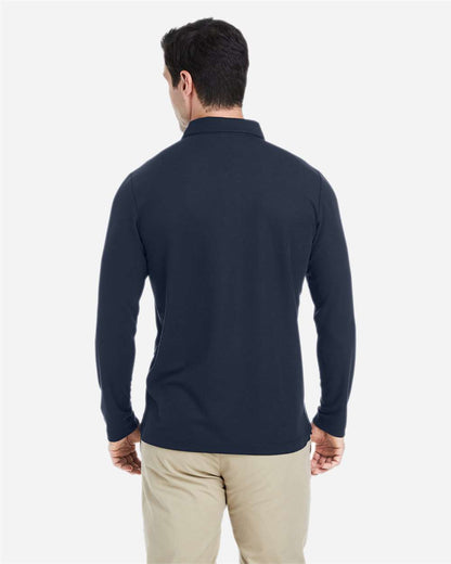 Men's Fusion ChromaSoftÂ™ Long Sleeve Pique Polo