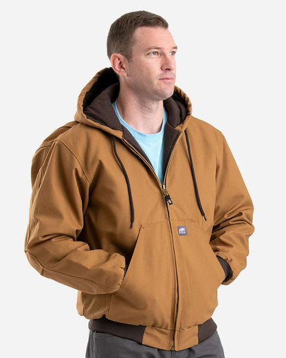 Men's Tall Highland Washed Cotton Duck Hooded Jacket