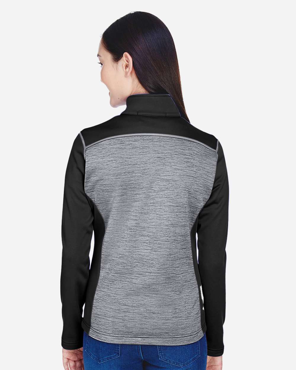 Women's Newbury Colorblock MÃ©lange Fleece Full-Zip Jacket
