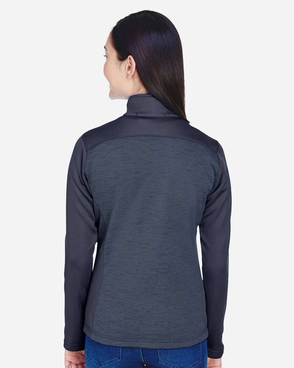 Women's Newbury Colorblock MÃ©lange Fleece Full-Zip Jacket
