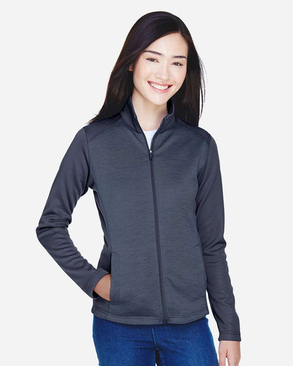 Women's Newbury Colorblock MÃ©lange Fleece Full-Zip Jacket