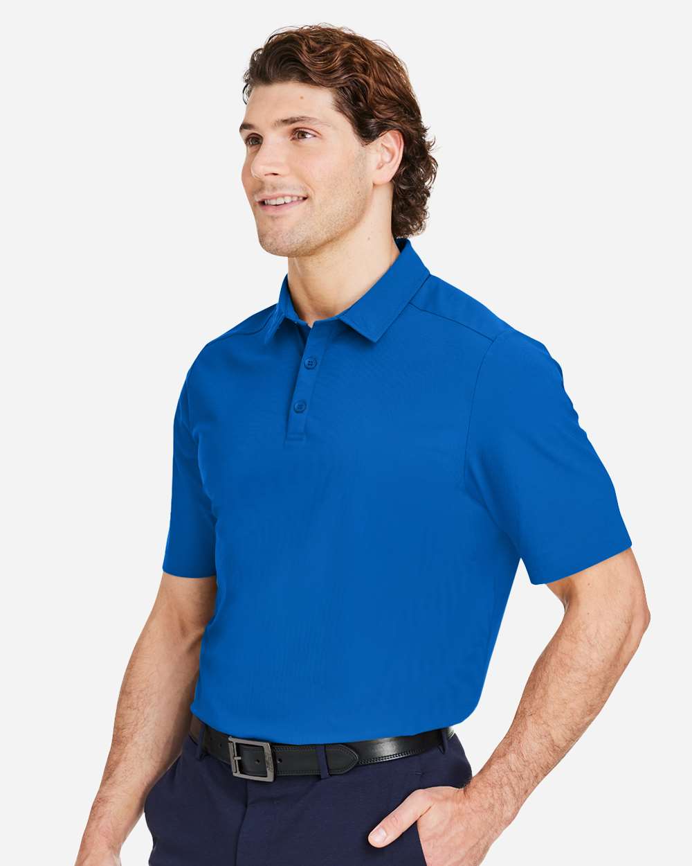 Men's CrownLux PerformanceÂ® Windsor Welded Polo