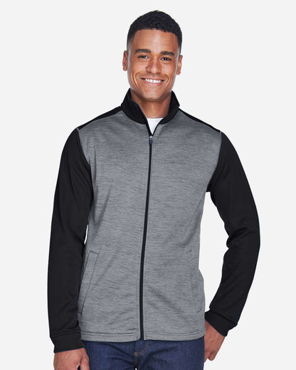 Men's Newbury Colorblock MÃ©lange Fleece Full-Zip jacket