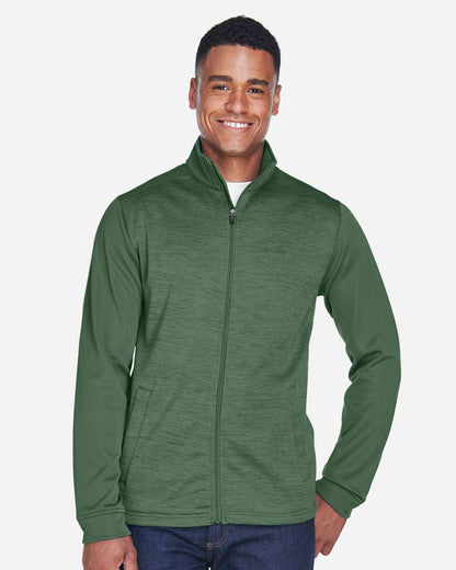 Men's Newbury Colorblock MÃ©lange Fleece Full-Zip jacket