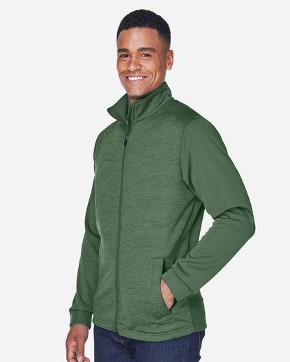 Men's Newbury Colorblock MÃ©lange Fleece Full-Zip jacket