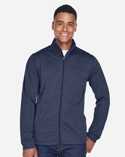 Men's Newbury Colorblock MÃ©lange Fleece Full-Zip jacket