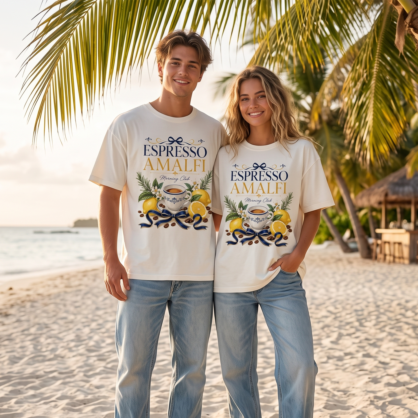 Espresso Amalfi – Morning Club | Premium Summer Tee