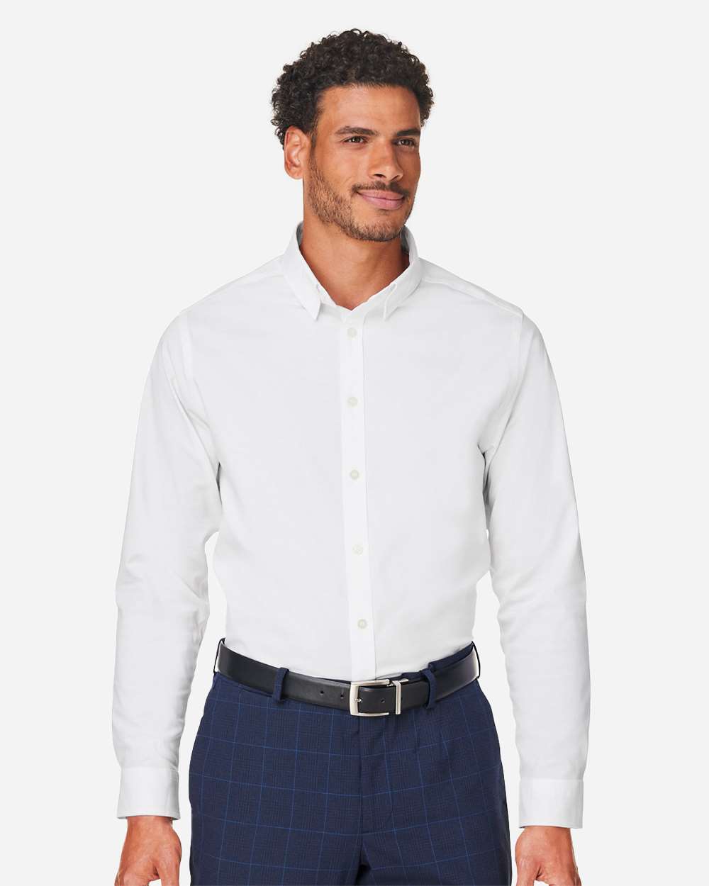 Men's CrownLux PerformanceÂ® Spencer Poplin Dress Shirt