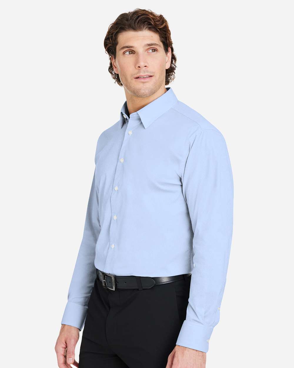 Men's CrownLux PerformanceÂ® Microstripe Dress Shirt