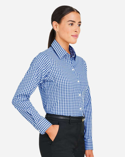 Women's CrownLux PerformanceÂ® Gingham Dress Shirt