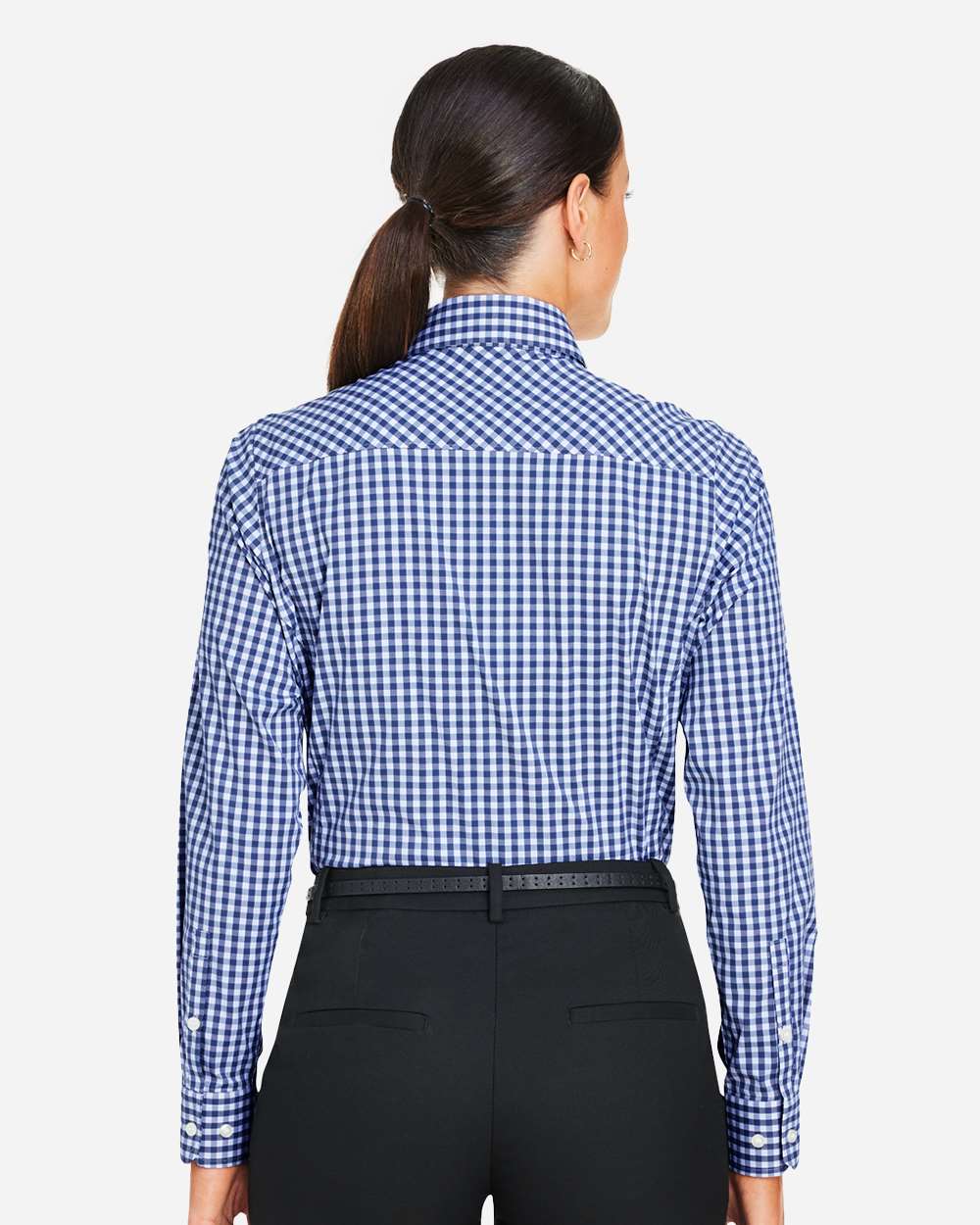 Women's CrownLux PerformanceÂ® Gingham Dress Shirt