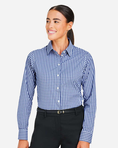 Women's CrownLux PerformanceÂ® Gingham Dress Shirt