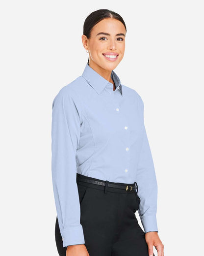 Women's CrownLux PerformanceÂ® Microstripe Dress Shirt