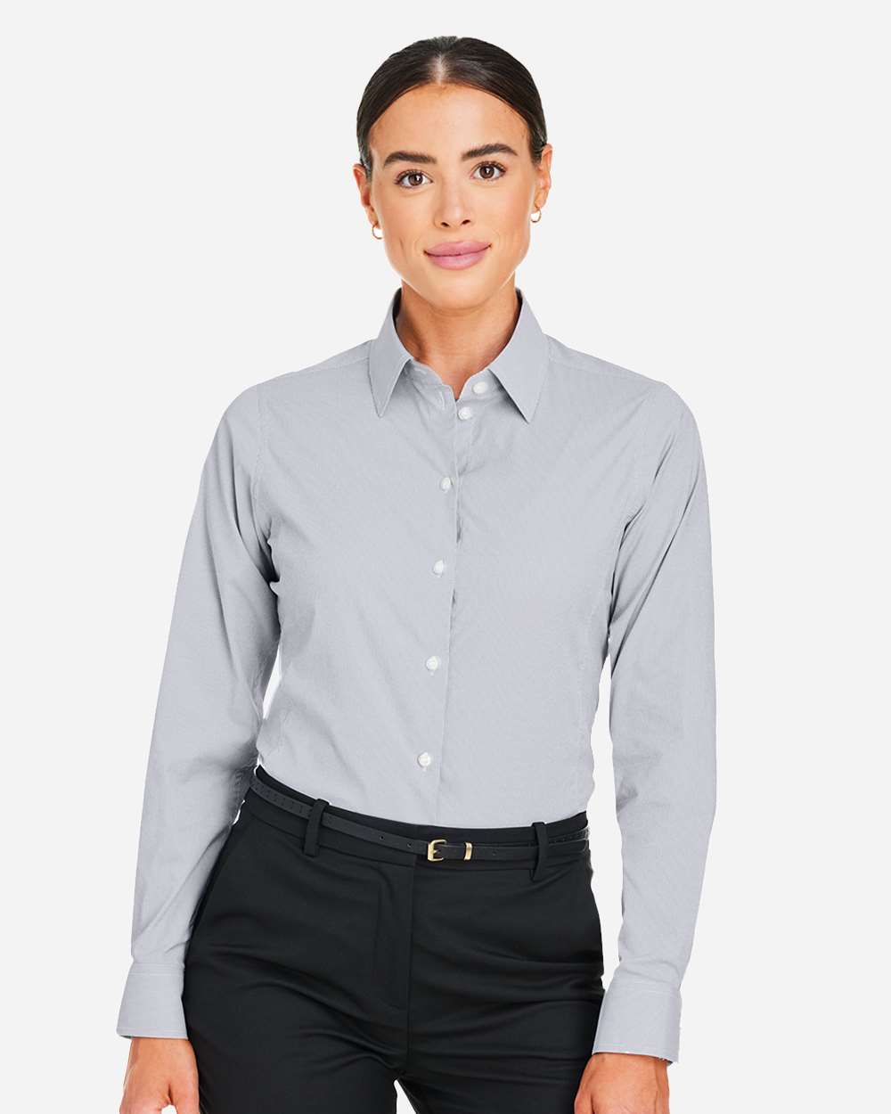 Women's CrownLux PerformanceÂ® Microstripe Dress Shirt