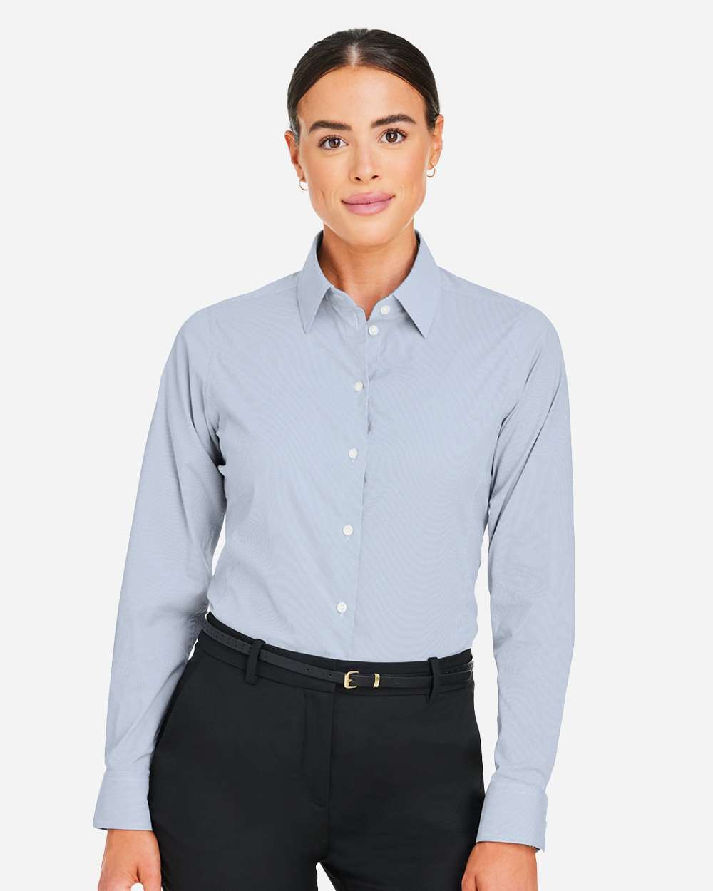Women's CrownLux PerformanceÂ® Microstripe Dress Shirt