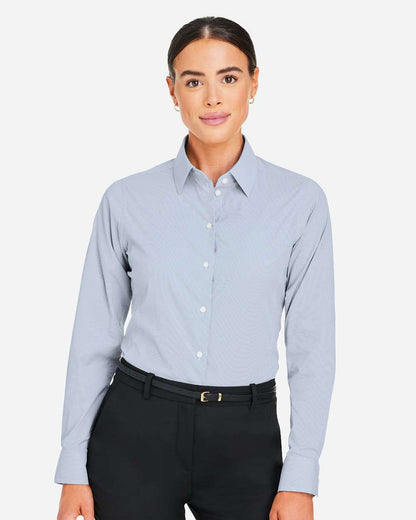 Women's CrownLux PerformanceÂ® Microstripe Dress Shirt