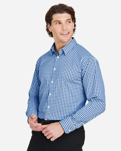 Men's CrownLux PerformanceÂ® Gingham Dress Shirt
