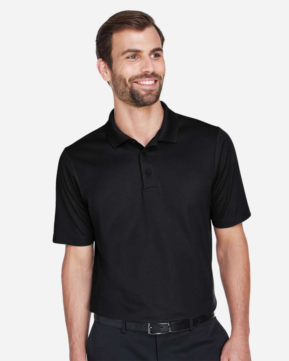 Men's Tall CrownLux PerformanceÂ® Plaited Polo